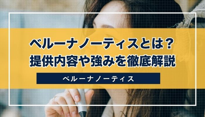 ベルーナノーティスとは？提供内容や強みを徹底解説